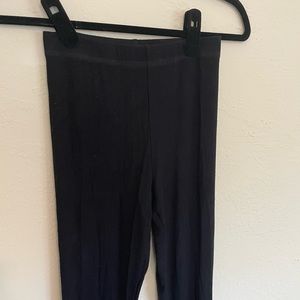 Joah brown black ribbed leggings xs